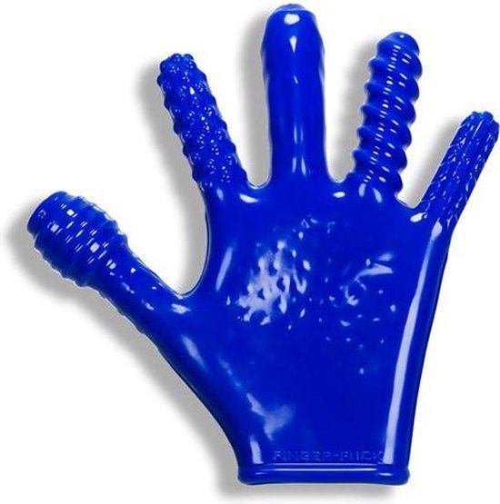 Finger Fuck Handschoen - Blauw
