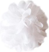 Spaanse haarbloem wit - bloem bij flamenco jurk -