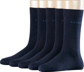 Esprit Solid 5-Pack Dames Sokken - Blauw - Maat 36-41
