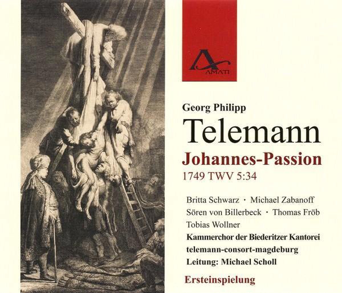 Johannes Passion TWV 5:34
