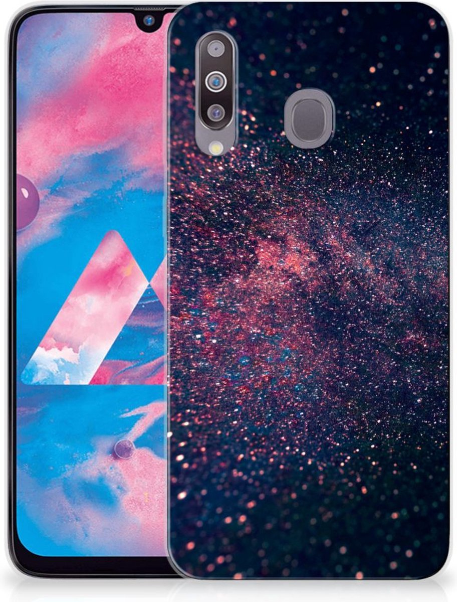 Samsung Galaxy M30 TPU Hoesje Stars