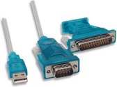 ABC-LED USB 2.0 A Male naar Serieel (DB-9) - 1 m