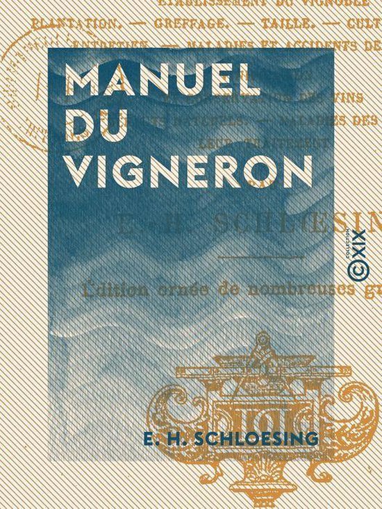 Manuel du vigneron - cover