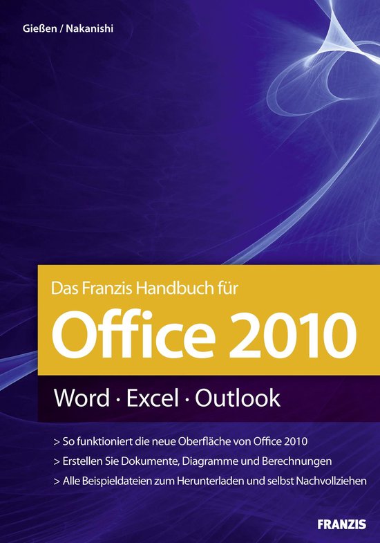 Office - Das Franzis Handbuch für Office 2010 - cover