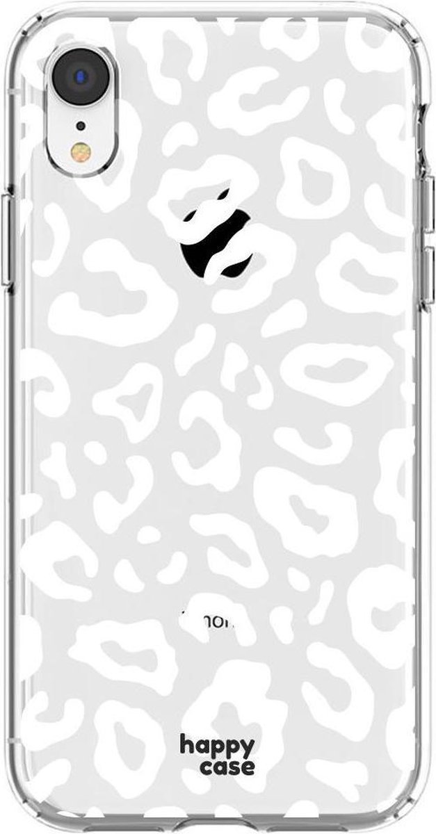 HappyCase Hoesje Flexibel TPU Luipaard Print Geschikt voor Apple iPhone XR