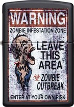 Aansteker Zippo Warning Zombie