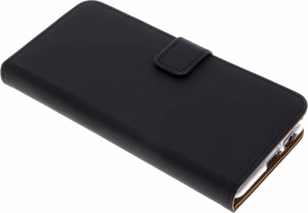 Luxe Softcase Booktype Samsung Galaxy A8 (2018) hoesje - Zwart