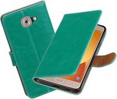 BestCases.nl Samsung Galaxy J7 Max Pull-Up booktype hoesje Groen