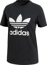 adidas Trefoil Tee Originals Sportshirt Dames - Black/White