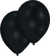 Amscan Ballonnen Zwart 50 Stuks 28 Cm
