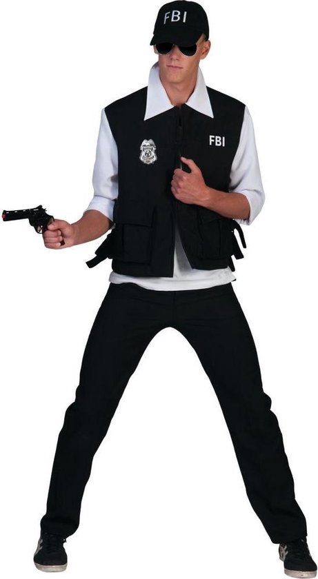 FBI kostuum man - Maatkeuze: Maat 52/54