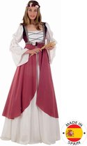 Roze middeleeuws feestkleding voor dames - Verkleedkleding - Large