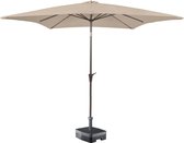 Kopu® vierkante parasol Altea 230x230 cm - Taupe