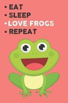 Eat Sleep Love Frogs Repeat