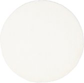 Rond vloerkleed - Tapijten Woonkamer - Hoogpolig - Off-White - 200 cm
