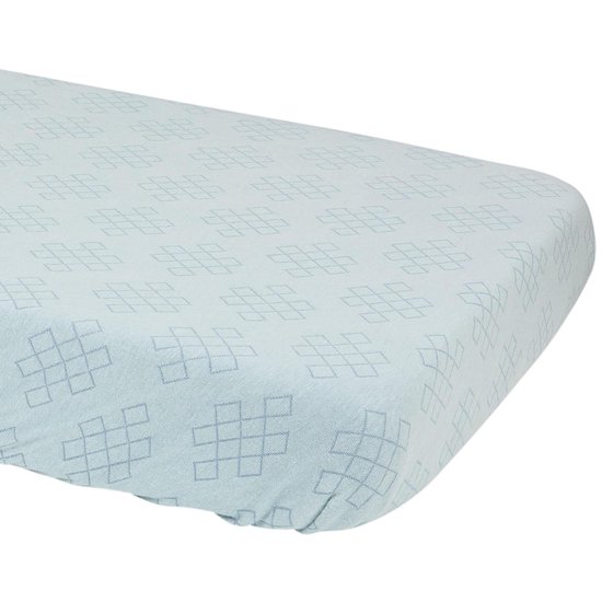 Lodger Ledikanthoeslaken - Slumber Empire - Blauw - 70x140 cm