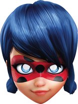 RUBIES FRANCE - Kartonnen Lady Bug Miraculous masker voor kinderen - Maskers > Half maskers