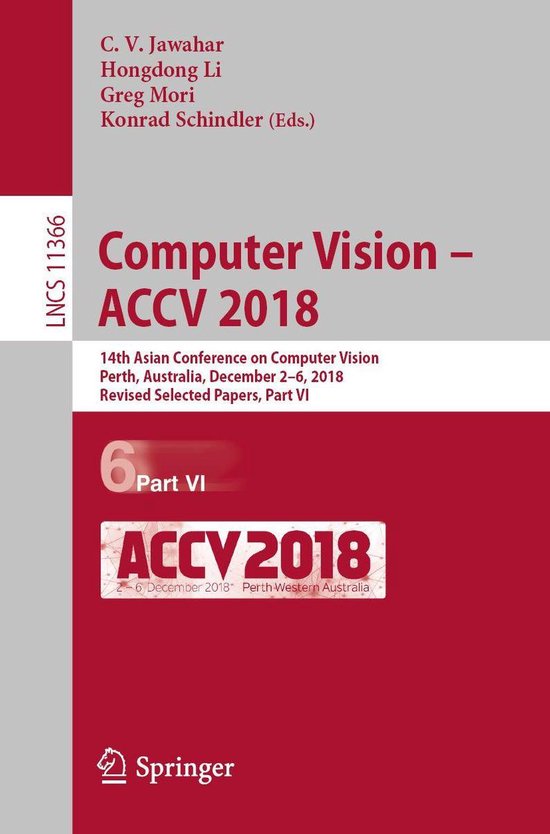 Springer Nature Proceedings Computer Science 6 - Computer Vi ... - cover