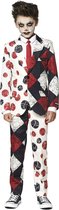 Suitmeister Harlequin - Jongens pak - Verkleedkleding - Halloween - Gekleurd - Maat L