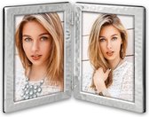 ZEP - Duo verzilverde Fotolijst Zara voor 2 foto's 13x18 afmeting 30x20 cm - DS50-5