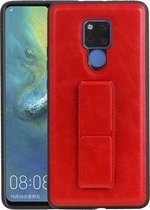 Grip Stand Hardcase Backcover voor Huawei Mate 20 X Rood