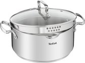 Tefal Duetto+ Kookpan - 24 -Rond - Roestvrijstaal