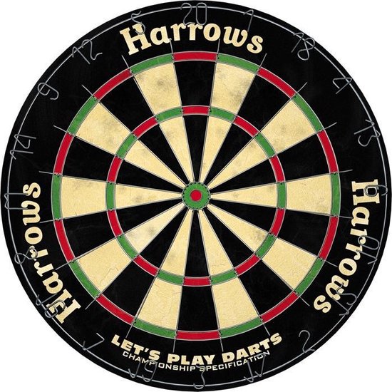 Afbeelding van het spel Harrows Dartbord Bristle Let's Play Darts