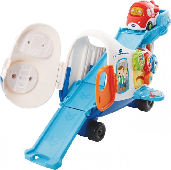 VTech Toet Toet Auto's 2 in 1 Vrachtvliegtuig - Educatief Baby Speelgoed - Speelgoed Auto - Cadeau - 1 tot 5 Jaar - VTech