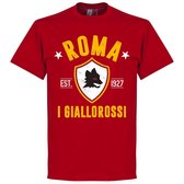 AS Roma Established T-Shirt - Rood  - M