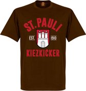 St. Pauli Established T-Shirt - Bruin - M