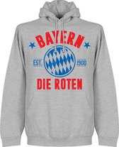 Bayern Munchen Established Hooded Sweater - Grijs - S