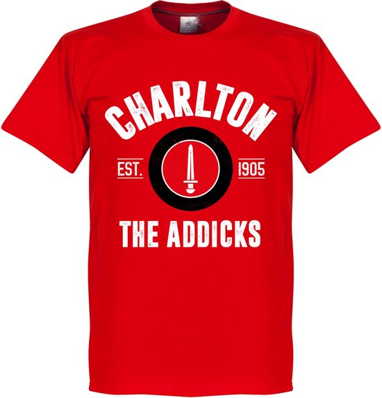 Charlton Athletic Established T-Shirt - Rood