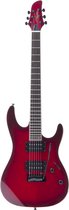 J & D 805 TRB Transparent rood Burst - Elektrische gitaar