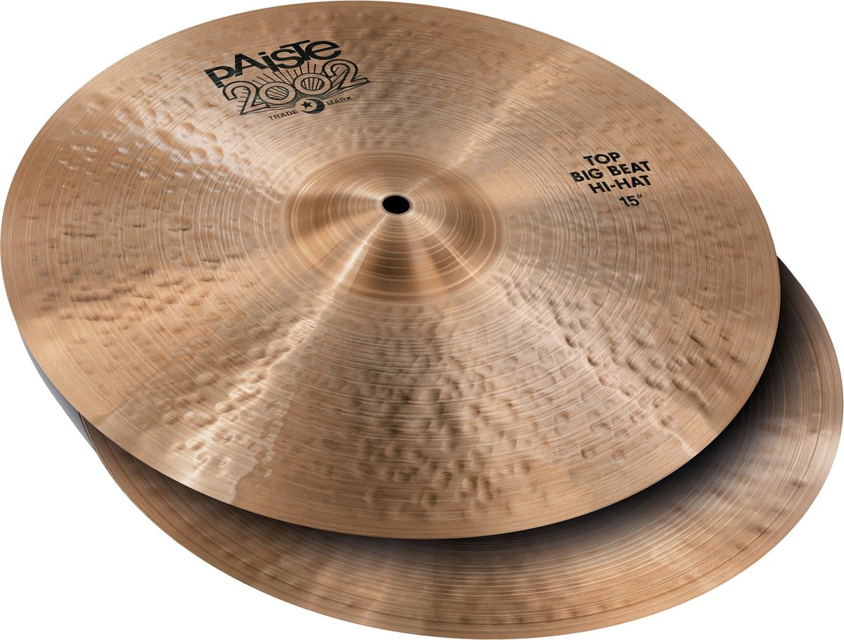 Paiste Hihat bekkens 2002 Black  Big Beat