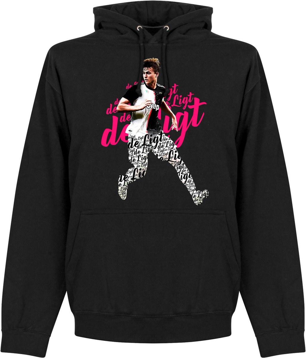 1027x1200.jpg De Ligt Script Hoodie - Zwart - S - Afbeelding 1