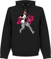 De Ligt Script Hoodie - Zwart - S