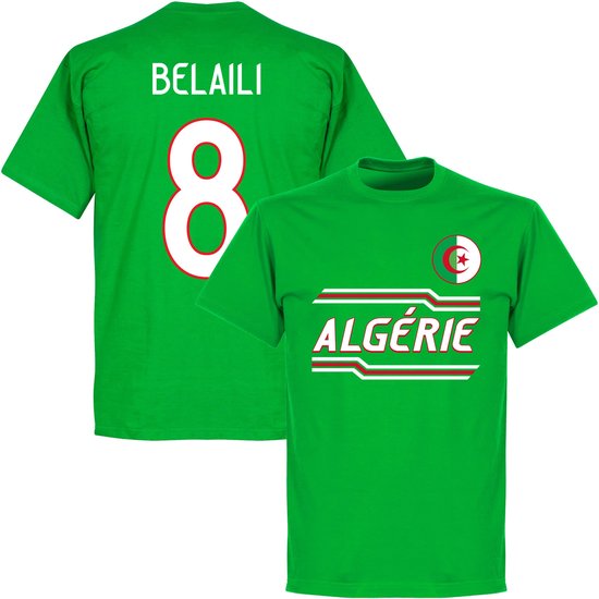 Algerije Belaili 8 Team T-Shirt - Groen