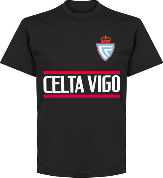 Celta de Vigo Team T-Shirt - Zwart - M