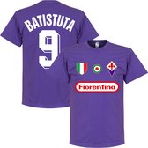 Fiorentina Batistuta 9 Team T-Shirt - Paars - S