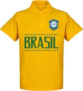 Brazilië Team Polo Shirt - Geel - S