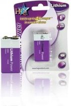 HQ, Lithium Batterij 9V Blok