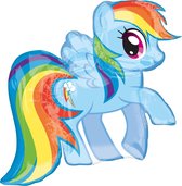 Aluminium My Little Pony™ Rainbow Dash ballon - Feestdecoratievoorwerp