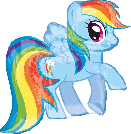 AMSCAN - Aluminium My Little Pony Rainbow Dash ballon