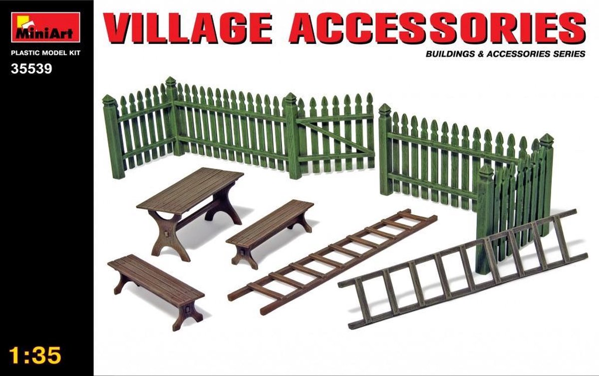 Village Accessories - Scale 1/35 - Mini Art - MIT35539