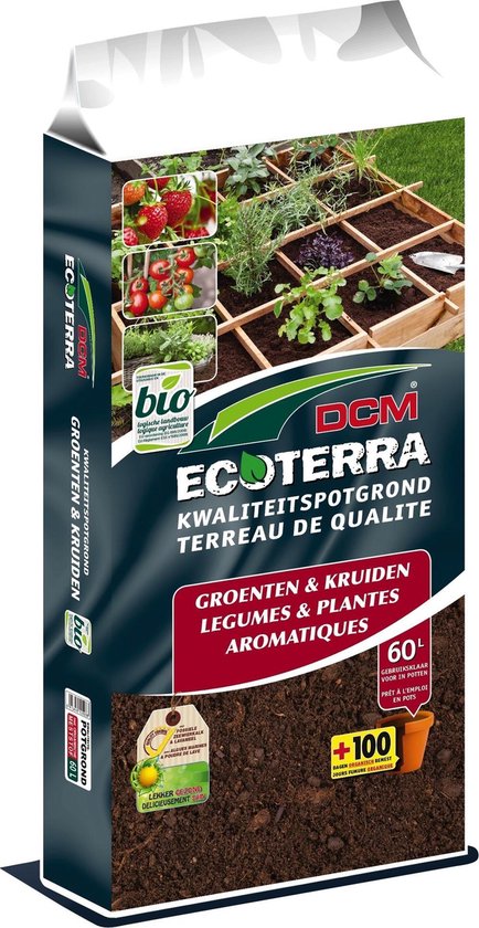 DCM Ecoterra Légumes et Plantes aromatiques 60l
