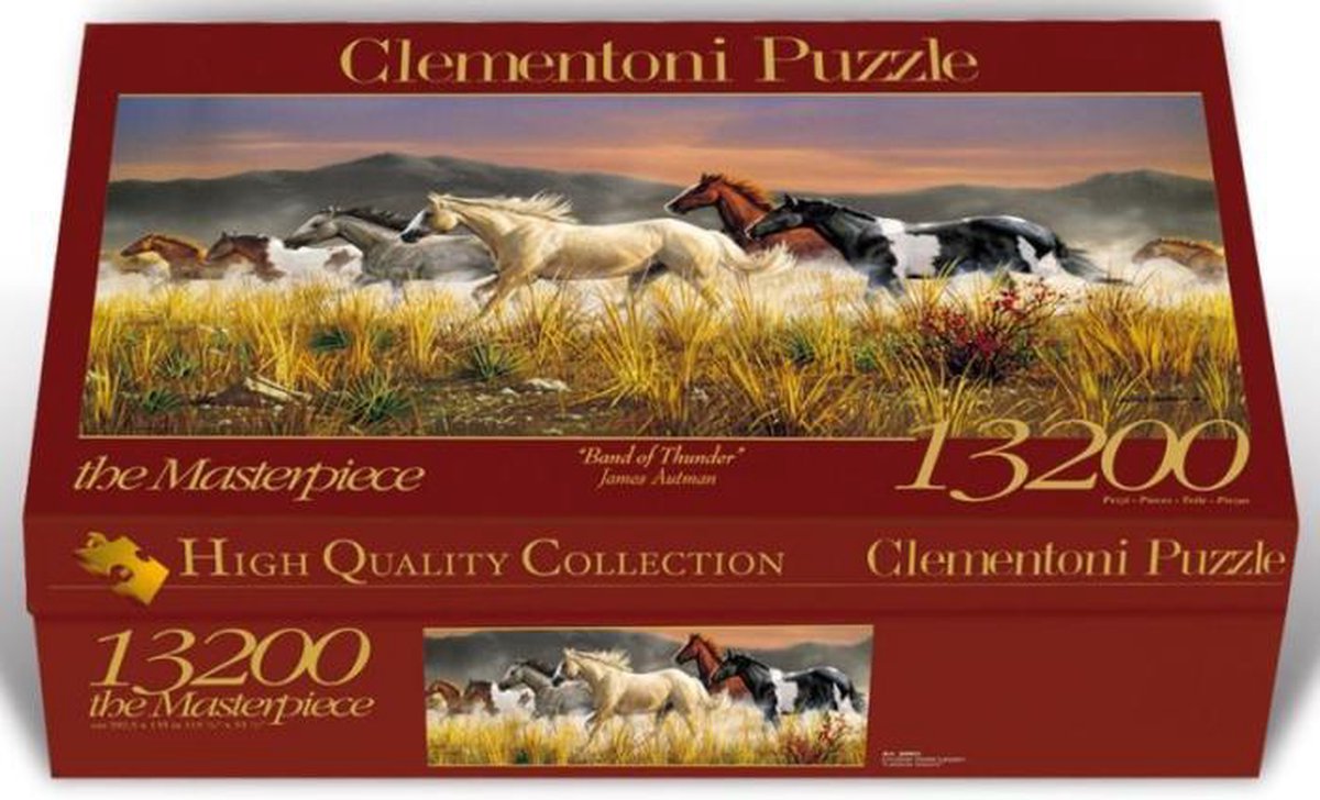 Bijdragen verjaardag album Clementoni Legpuzzel - High Quality Puzzel Collectie - Band of thunder -  13200... | bol.com