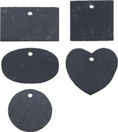 Leisteen plantenlabels - set van 5 stuks