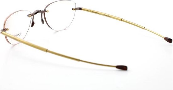 Calvin Klein opvouwbare leesbril CR2 209 goud | bol.com