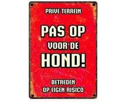 Plenty gifts waakbord blik pas op voor de hond - Default Title