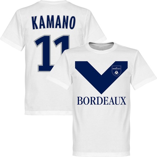 T-Shirt Girondins Bordeaux Kamano 11 Team - Blanc - 5XL